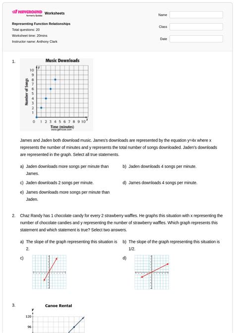 50+ Function Relations worksheets for Class 11 on Wayground | Free ...