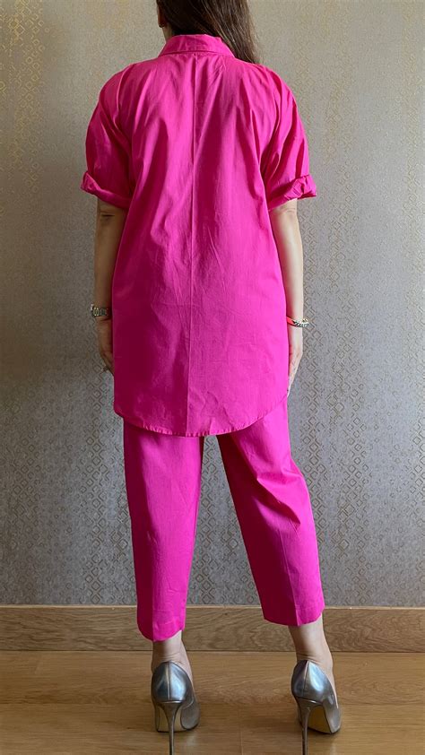 Hot Pink Festive Co-ord Set – Kylee
