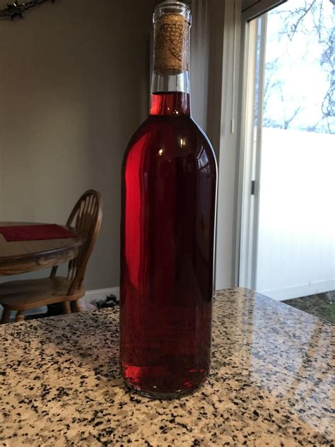 Bottled my first batch. This was a black currant and lavender mead. 14% ...
