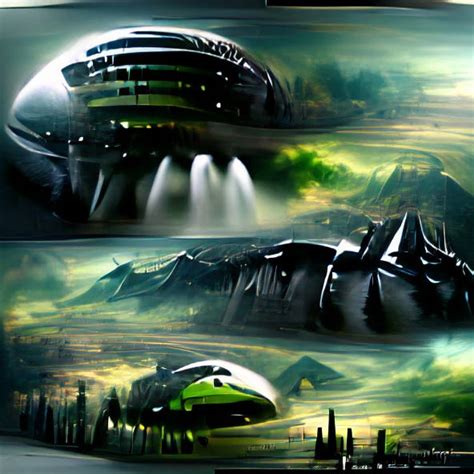 Image result for Alien Civilization Matte Painting