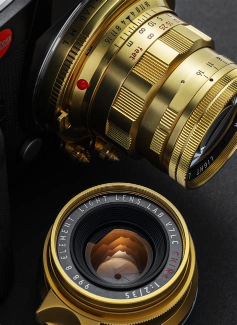 LIGHT LENS LAB M-L Macro ブラスゴールド（ライカMマウントレンズ → Lマウント変換）ヘリコイド付きマウントアダプター ...