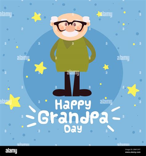 Happy grandpa day card Stock Vector Image & Art - Alamy