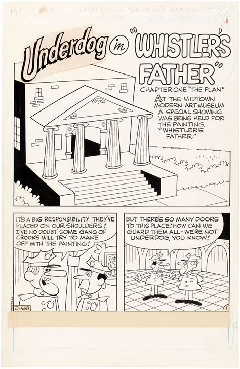 CHARLTON UNDERDOG #3 WHISTLER'S FATHER COMPLETE CHAPTER ONE SEVEN PAGE ...