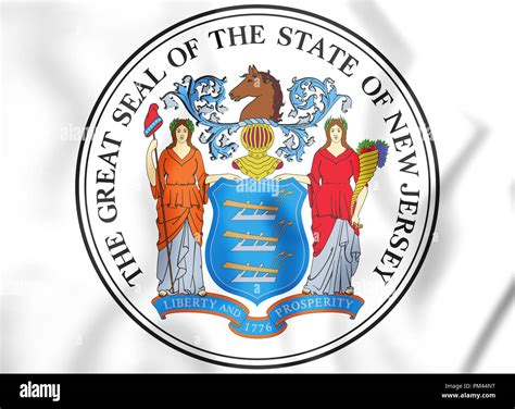 State seal new jersey hi-res stock photography and images - Alamy
