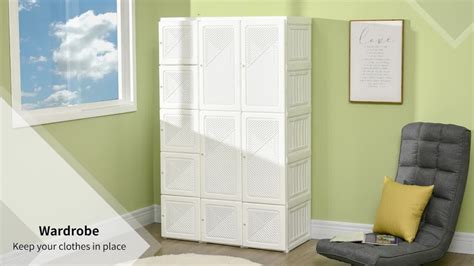 Homcom Portable Wardrobe Closet Folding Clothes Cabinet India | Ubuy