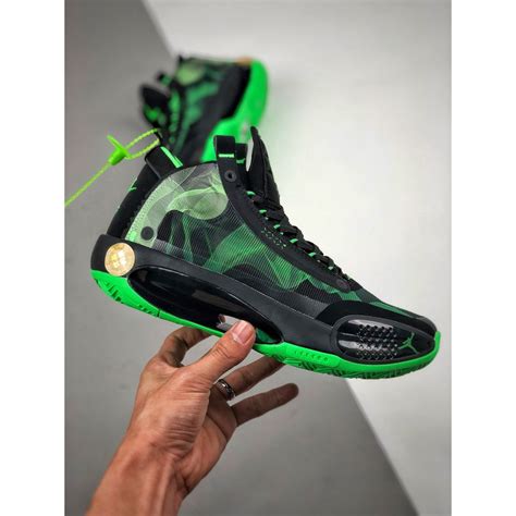 original nike air jordan xxxiv eclipse aj 34 รองเท้ากีฬารองเท้าบาสเก็ตบอลสําหรับผู้ชาย ...