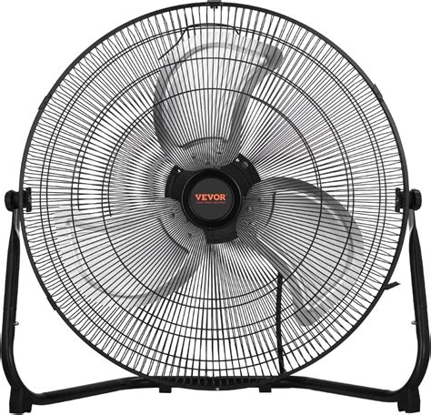 Brandclub - VEVOR Floor Fan, 3 Speeds High Velocity Heavy Duty 18 Inch ...