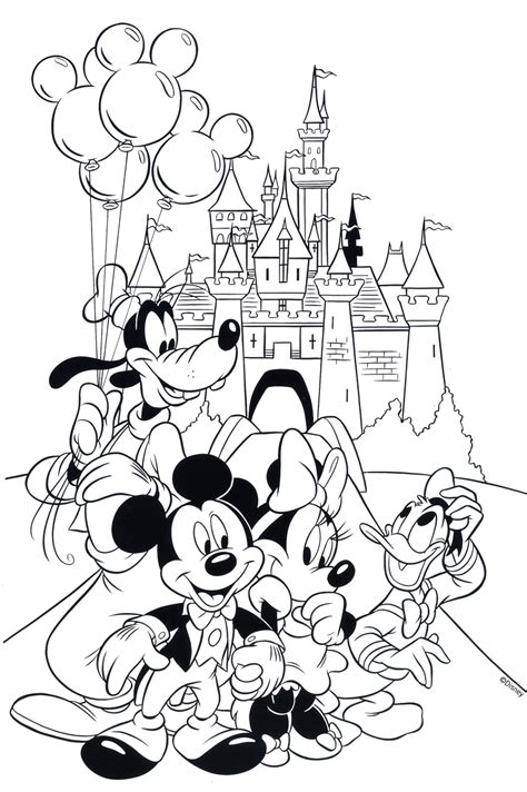 #Free Disney Coloring Page! #Printable | Disney coloring pages, Minnie ...