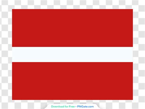 Latvia Flag Red and White Horizontal Stripes Free PNG - PNGate