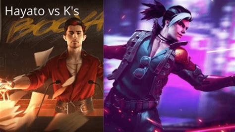 Hayato vs K: Who is the better Free Fire character?