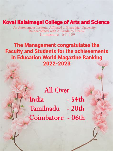 KOVAI KALAIMAGAL COLLEGE OF ARTS AND SCIENCE