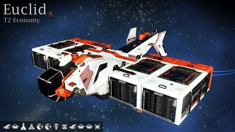 White / Orange Katuo-LX Serenity Thrust Fan-Wing Hauler Euclid Galaxy ...