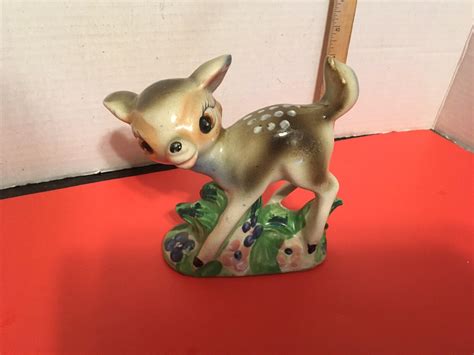 Bambi Doe Fawn Ceramic Made in Japan Hand Painted | eBay
