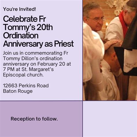 Fr Tommys 20th Ordination Anniversary as Priest, St Margaret's ...