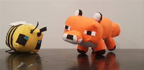My hand made Minecraft fox plush, as promised! : r/Jazza
