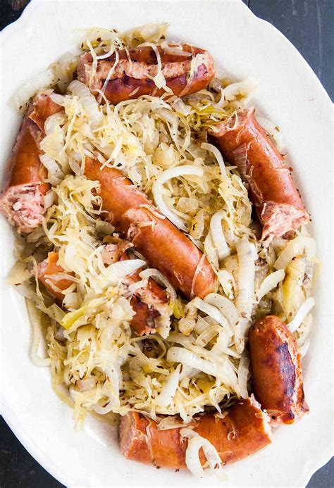 Polska Kielbasa And Sauerkraut