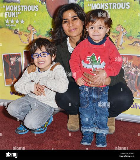 London UK 23th Nov 2013 : Rani Price and her two son attends The ...