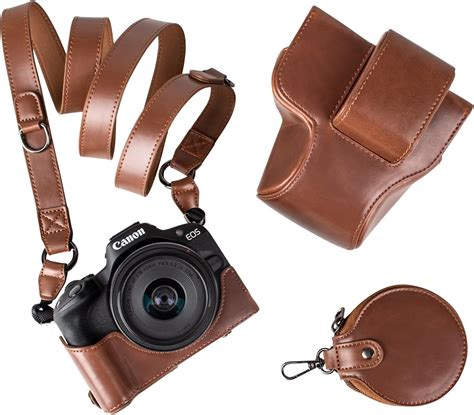 Amazon.com : MUZIRI KINOKOO EOS R50 R100 Camera Case, Retro PU Leather ...