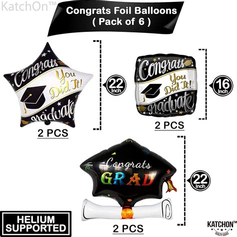 KatchOn, Congrats Graduation Balloons - Large 22 India | Ubuy
