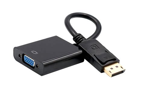 JAC Gold-Plated DisplayPort(DP) Male to VGA Female Cable Adapter for PC ...