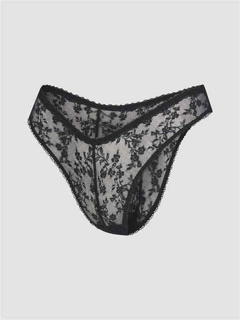 Lace After Dark Brazilian Panty in Black | SAVAGE X FENTY