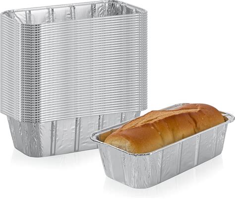 Amazon.com: Spare Essentials 2Lb Foil Bread Pans for Baking (65 Pack ...