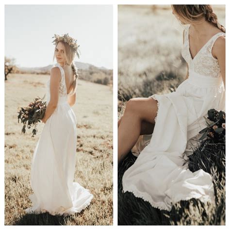 Lumina - Boho Simple Wedding Dresses | Dreamers and Lovers