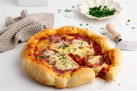 Deep Dish Pizza recipe with step-by-step photos | Eat, Little Bird