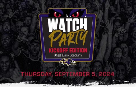 Baltimore Ravens Kickoff Watch Party at M&T Bank Stadium | Maryland ...