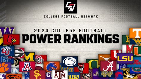 2024 College Football Power Rankings: Where Does Every Team Land After ...