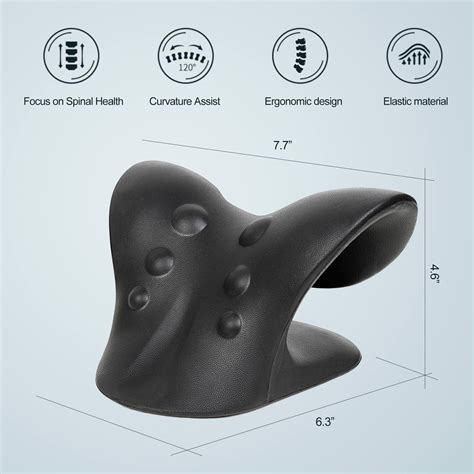 Neck Massage Pillow Pressure Point Pillow Neck Stretcher Relaxer Cervical Traction Device Pillow ...