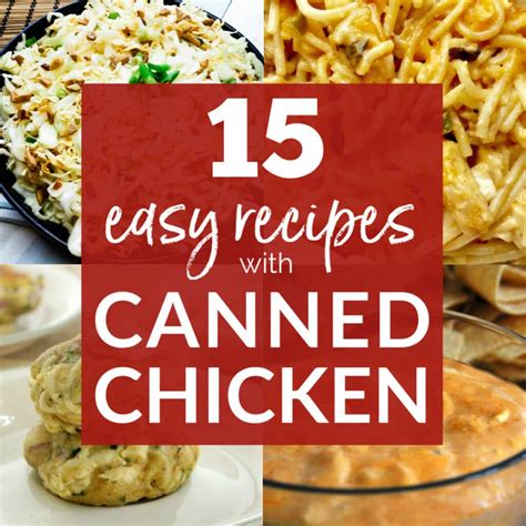 What to Make With Canned Chicken Breast Chunks - Phillips Nestandmand