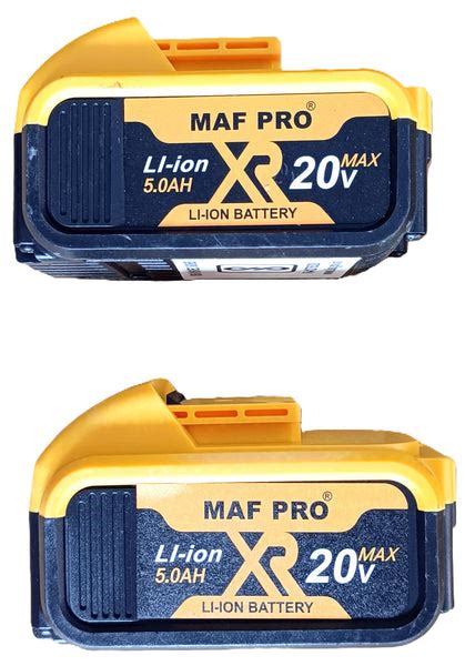 MAF PRO 20V Cordless Drill Machine with Dual 20V, 5.0Ah Batteries ...