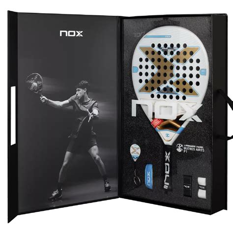 NOX Padel Racket AT10 Luxury Genius 18K Alum Buenos Aires Limited Edition 2025
