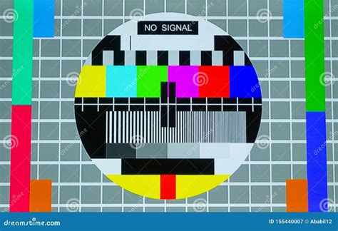 Television Test Chart Of Soviet Period Royalty-Free Stock Photography ...