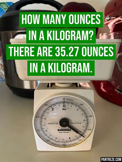 How Many Ounces in a Kilogram? Ounces Kilo Conversion Chart