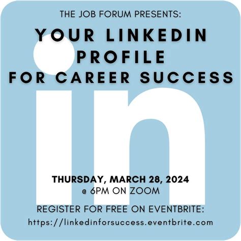 Your LinkedIn Profile for Career Success, July 16 2024 | Online Event ...