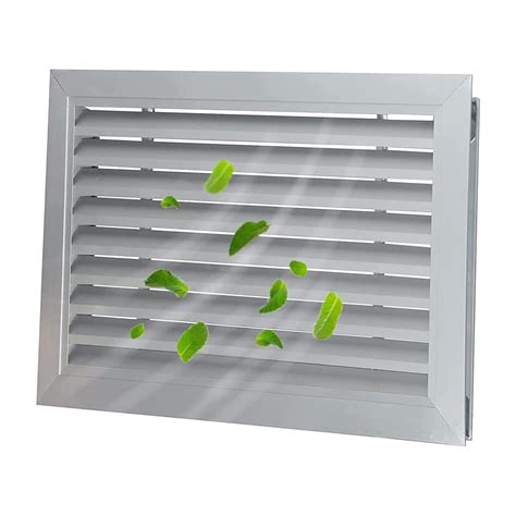 Buy lesolar Door Air Vent Grille 20 x 12 Inch Door Louver Vent Two ...