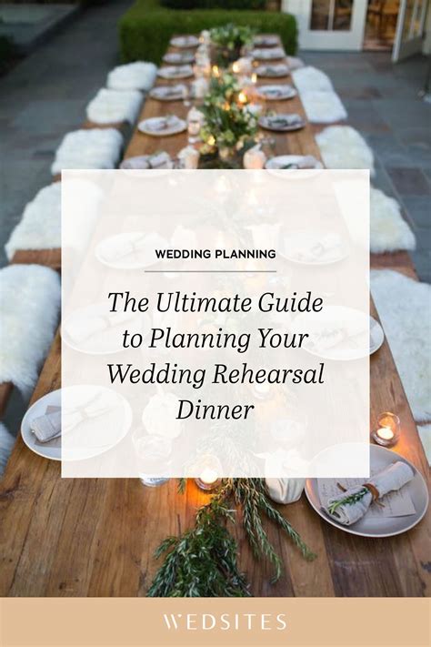Wedding Rehearsal Dinner Ideas