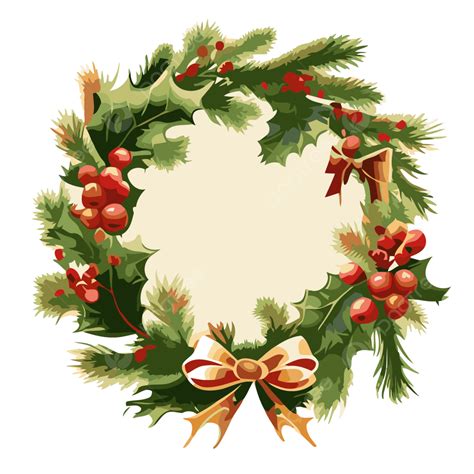 Guirlanda De Natal Grátis Vetor PNG , Adesivo Clipart Guirlanda De ...