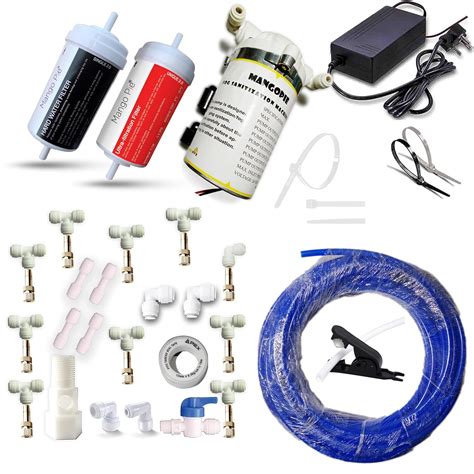 MANGOPIE 10-Nozzle Mist Cooling Misting System with Hard Water Filter ...