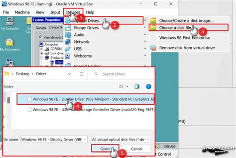 Image result for Windows 98 Display VirtualBox