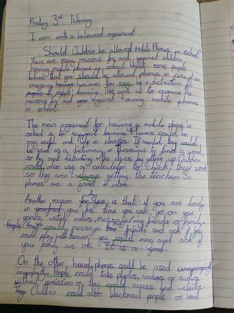 Handwriting and Presentation