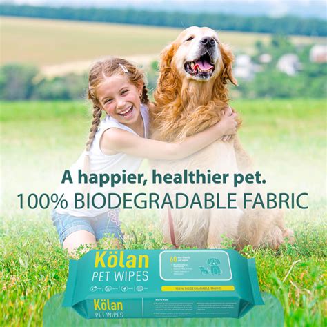 Shop Kolan Pet Wipes – Hypoallergenic, Biodegradable & Safe for Pets