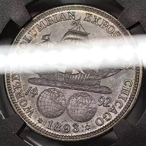 1893 World's Columbian Exposition Commemorative Half Dollar NGC MS-64 ...