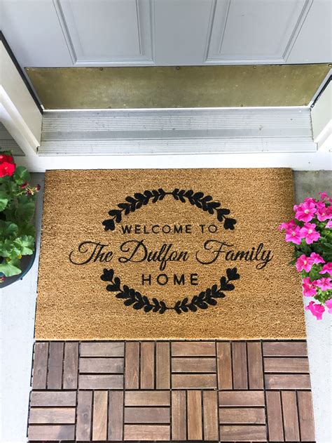 Personalized Welcome Mats