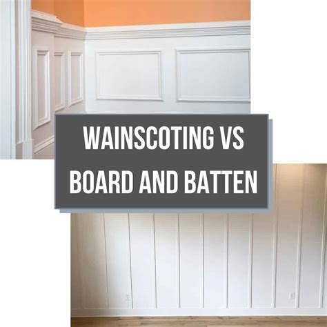 Wainscoting vs Board and Batten - The Handyman's Daughter