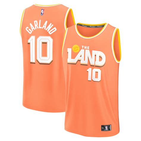 Men's Fanatics Darius Garland Orange Cleveland Cavaliers 2025/26 City ...