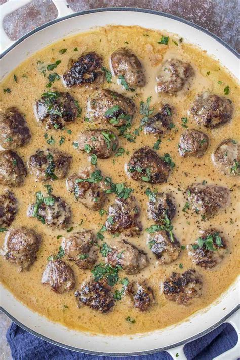 Easy Swedish Meatballs Recipe (with BEST sauce) - Valentina's Corner
