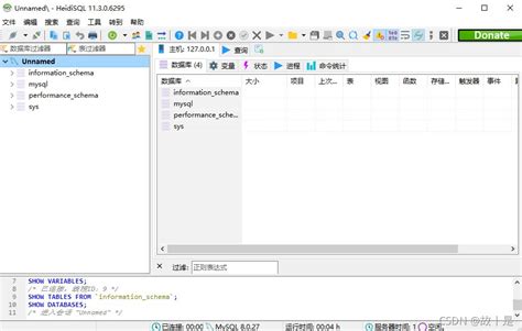 HeidiSQL 的图像结果